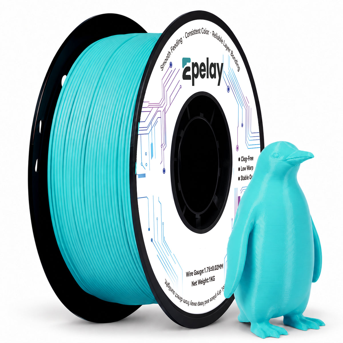 EPELAY PLA+ 3D Printer Filament 1.75mm, 1kg