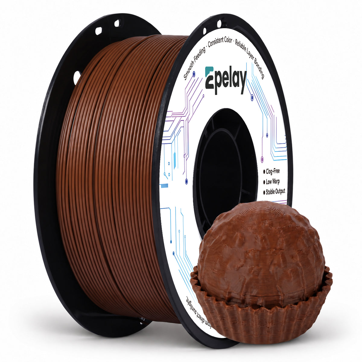 EPELAY PLA+ 3D Printer Filament 1.75mm, 1kg