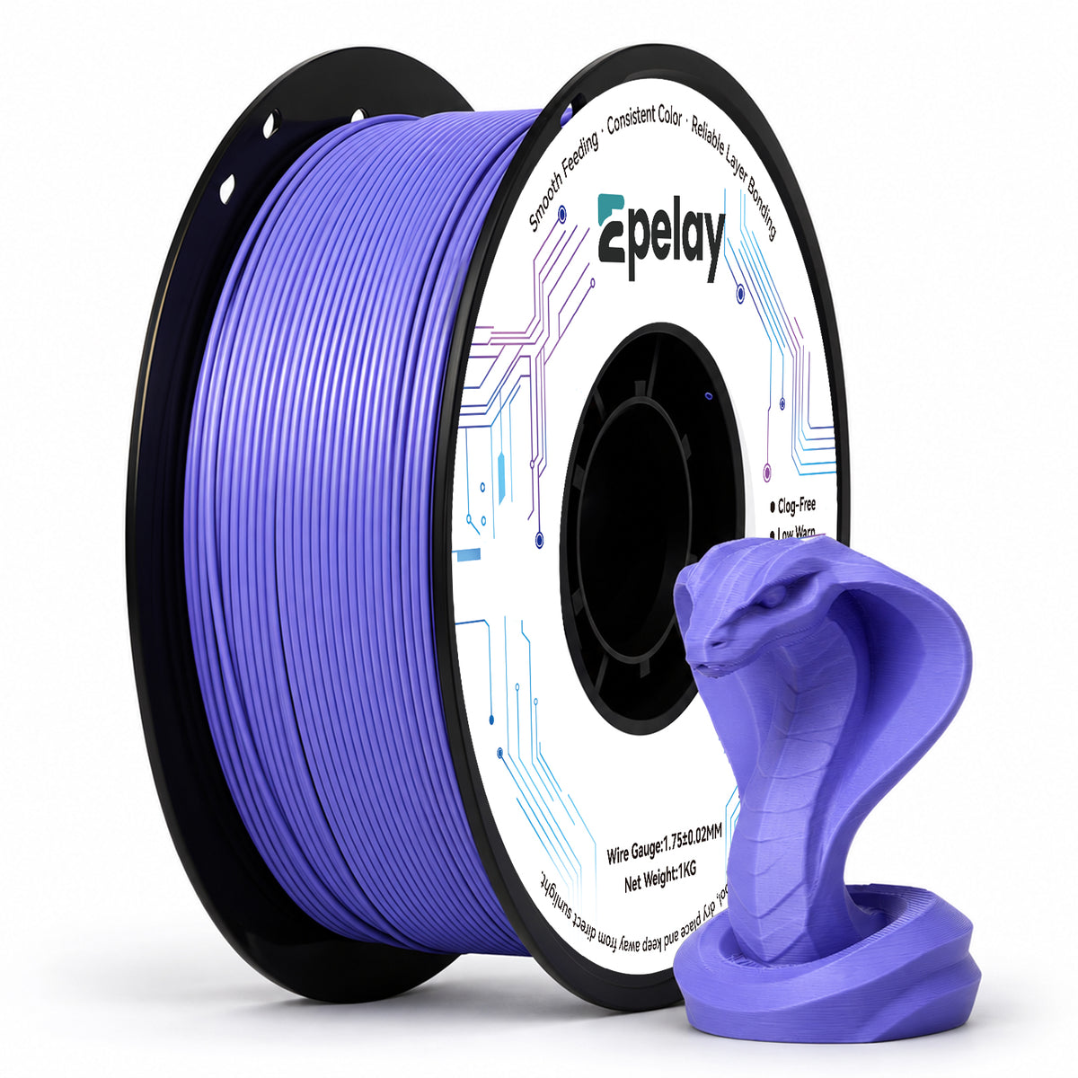 EPELAY PLA+ 3D Printer Filament 1.75mm, 1kg