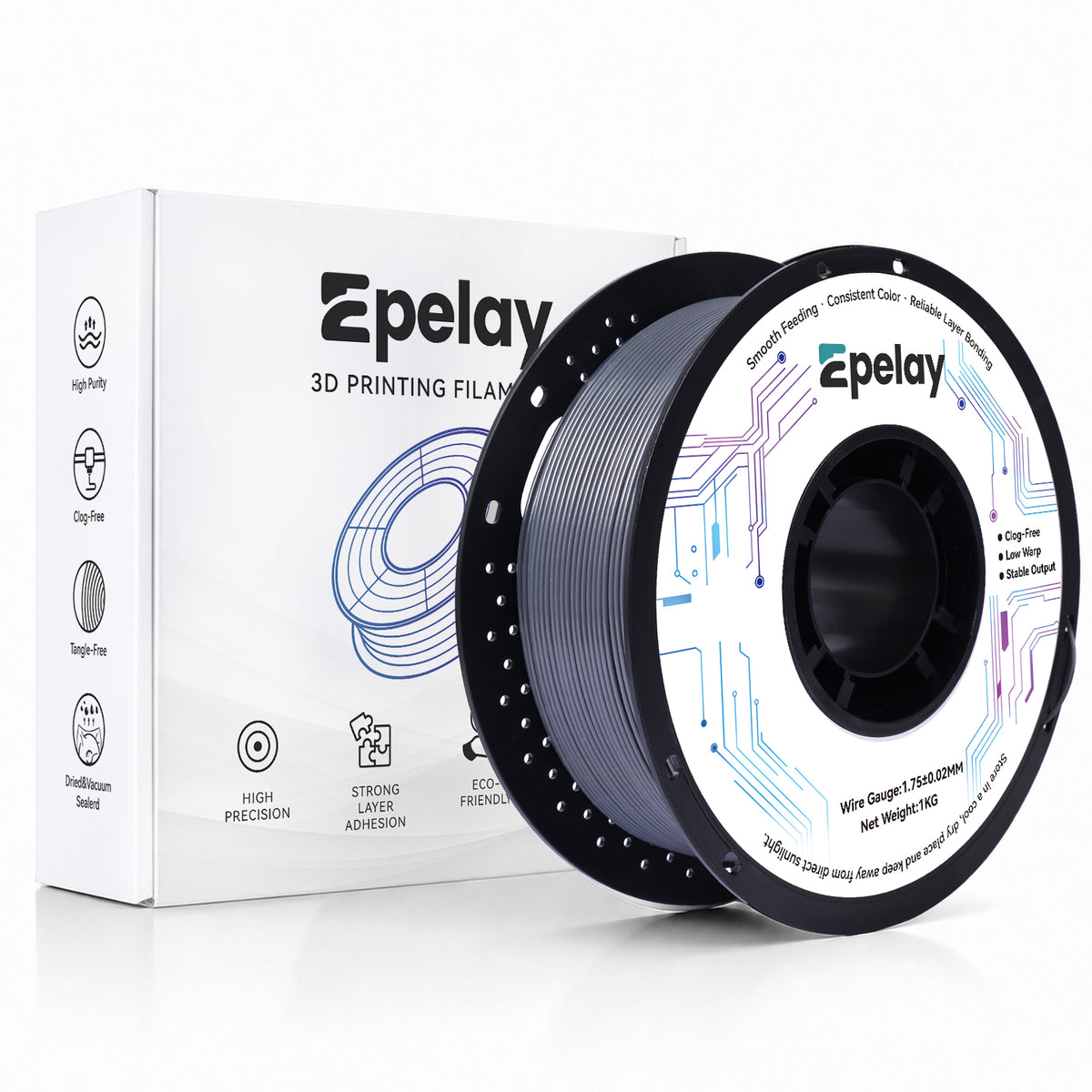 EPELAY PETG 3D Printer Filament 1.75mm, 1kg