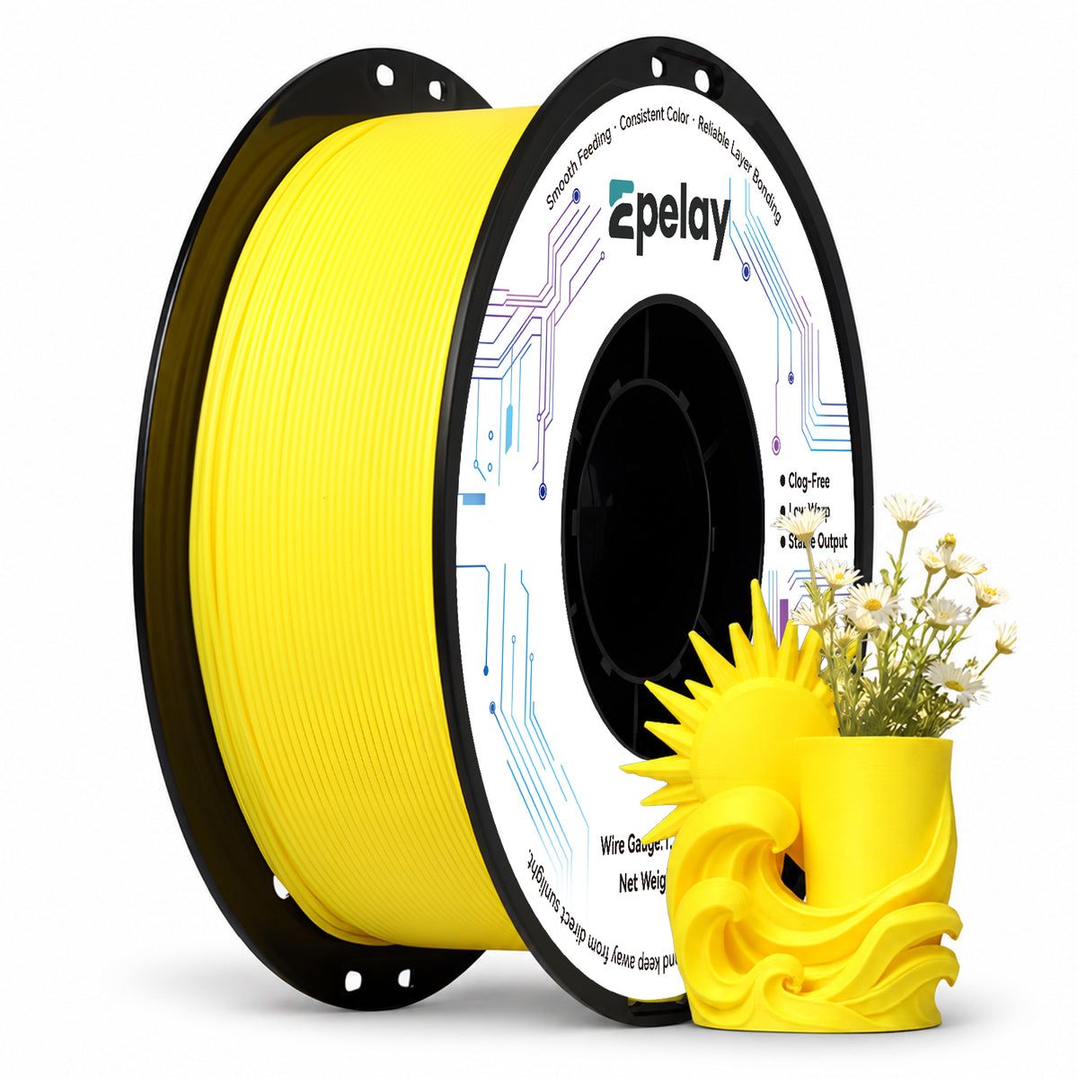EPELAY PLA+ 3D Printer Filament 1.75mm, 1kg