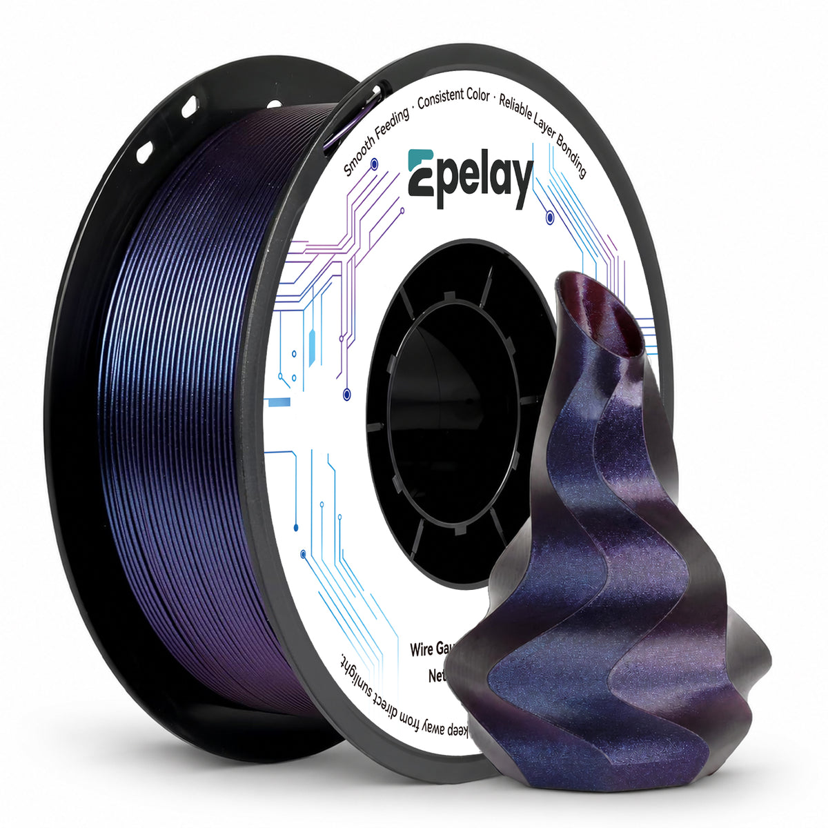 EPELAY PLA+ 3D Printer Filament 1.75mm, 1kg