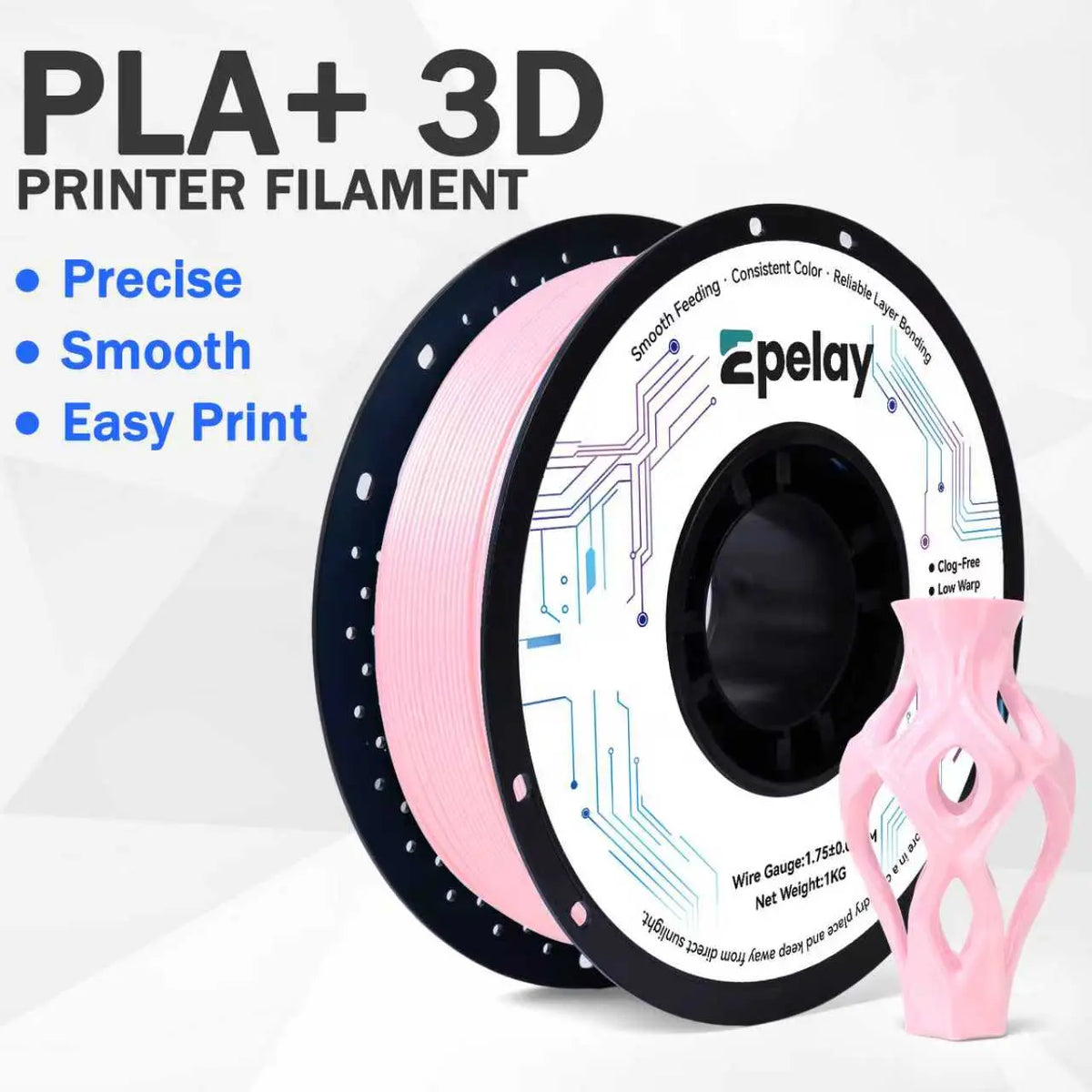 EPELAY PLA+ variant | 1 Kg Pink