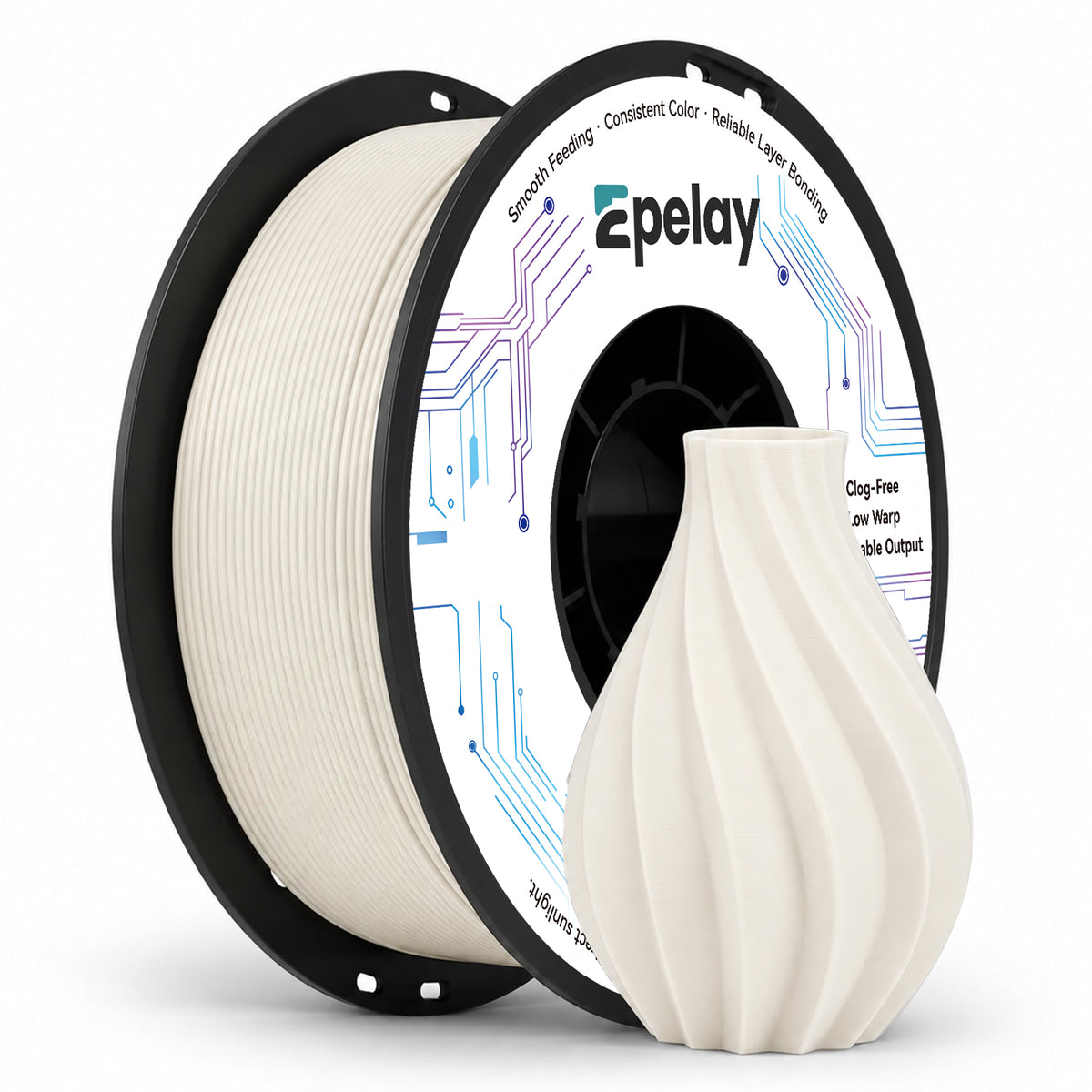 EPELAY PLA+ 3D Printer Filament 1.75mm, 1kg