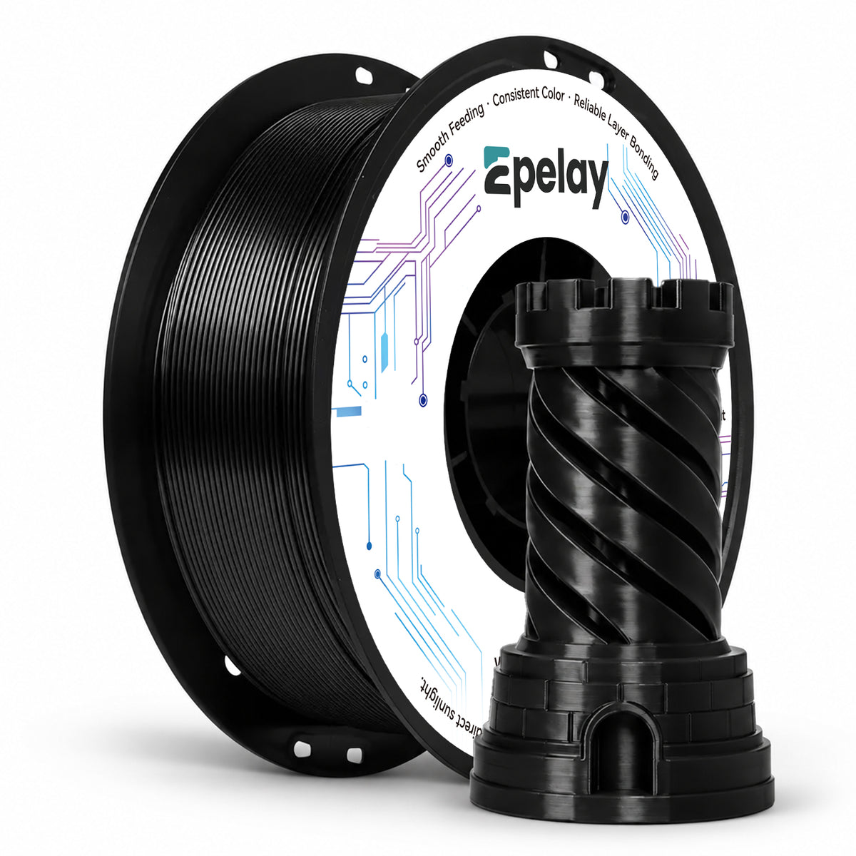 EPELAY PLA+ 3D Printer Filament 1.75mm, 1kg