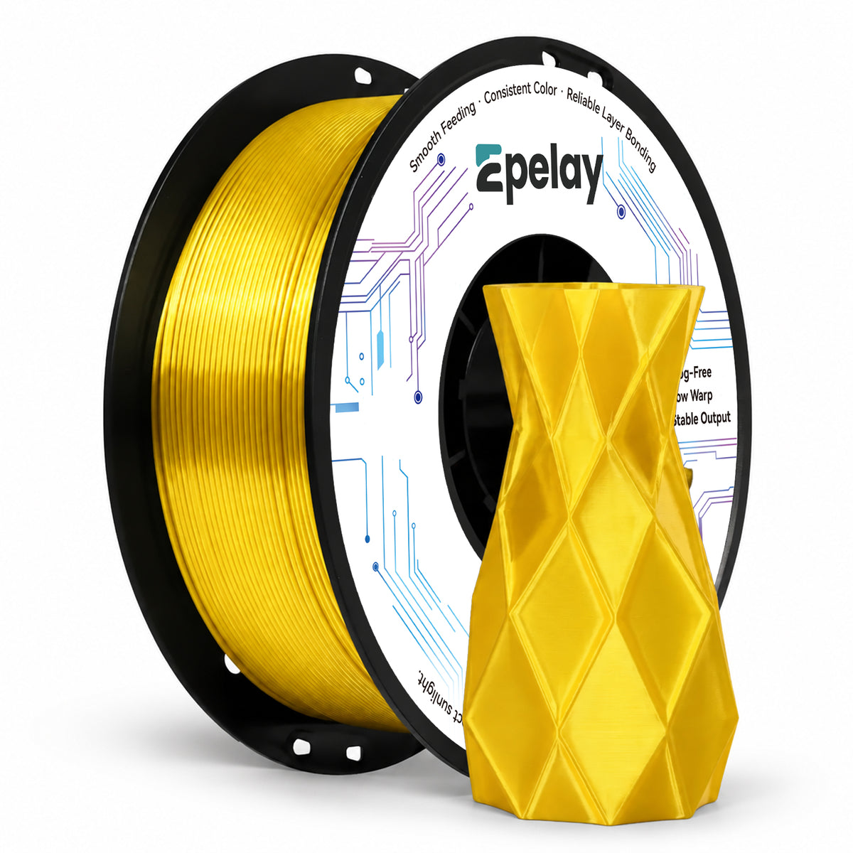 EPELAY PLA+ 3D Printer Filament 1.75mm, 1kg