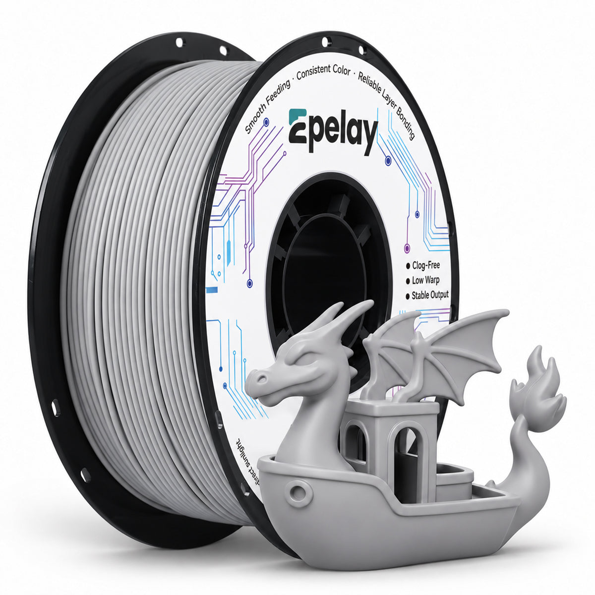 EPELAY PLA+ 3D Printer Filament 1.75mm, 1kg